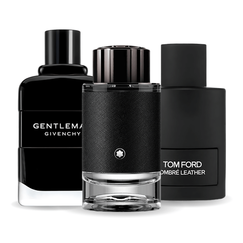 Combo de 3 Perfumes Tom Ford Ombre Leather,Givenchy Gentleman, Montblanc Explorer 100 ml