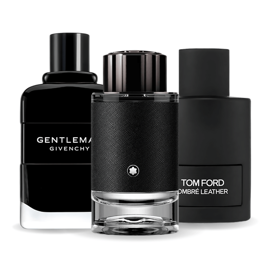 Combo de 3 Perfumes Tom Ford Ombre Leather,Givenchy Gentleman, Montblanc Explorer 100 ml